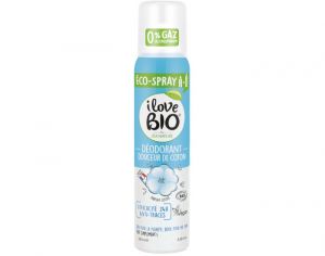 I LOVE BIO Déodorant Éco-Spray Douceur de Coton - 100 ml
