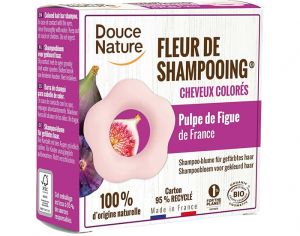 DOUCE NATURE Fleur de Shampoing Cheveux Colorés - 85g