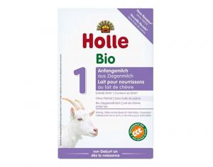 HOLLE Lait pour Nourrisson 1 Chèvre - De 0 à 6 mois - 400 g