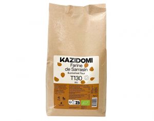 KAZIDOMI Farine Sarrasin T130 Bio - 1 Kg