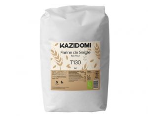 KAZIDOMI Farine Seigle T130 - 1 Kg
