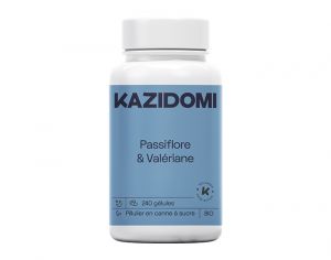 KAZIDOMI Passiflore Valériane - 240 gélules