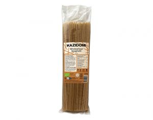 KAZIDOMI Spaghetti Blé Complet Bio - 500 g