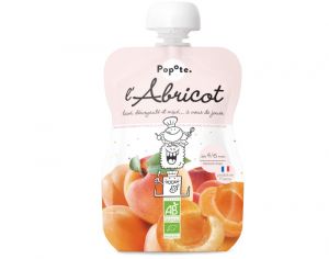 POPOTE Gourde Abricot Bio - 120 g - Ds 4/6 mois