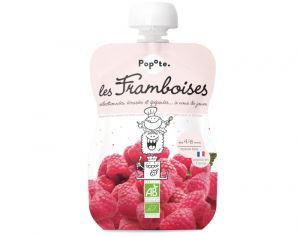 POPOTE Gourde Framboise Bio - 120 g - Ds  4/6 mois