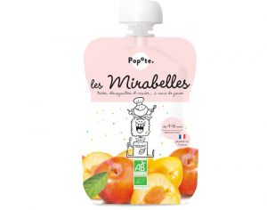 POPOTE Gourde Mirabelle Bio - 120 g - Ds 4/6 mois