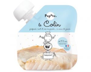 POPOTE Gourde Colin Bio - 60 g - Ds 4/6 mois