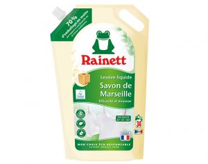 RAINETT Lessive Liquide Savon de Marseille - Recharge 1.7 L