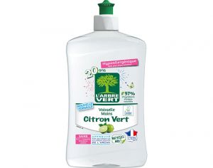 L'ARBRE VERT Vaisselle Mains Ecolabel - Citron Vert - 500 ml 