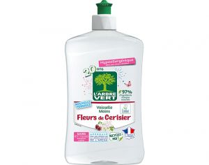 L'ARBRE VERT Vaisselle Mains Ecolabel - Fleurs de cerisier - 500 ml