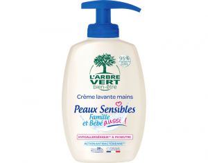 L'ARBRE VERT BIEN-TRE Crme Lavante Mains Peaux Sensibles - 300 ml Flacon 300ml