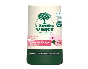 L'ARBRE VERT BIEN-ÊTRE Déodorant Bille Fleurs de Cerisier - 50 ml