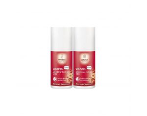 WELEDA Grenade Déodorant Roll-On 24h  - Duo - 50 ml