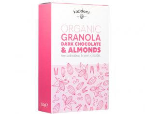 KAZIDOMI Granola Chocolat Noir & Amandes Bio - 350 g