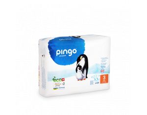 PINGO Couches Écologiques - Taille 3 - 4 à 9 kg 1 paquet de 44 couches