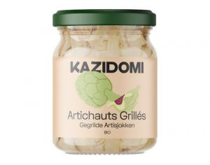 KAZIDOMI Artichauts Grillés à l'Huile Bio - 190g
