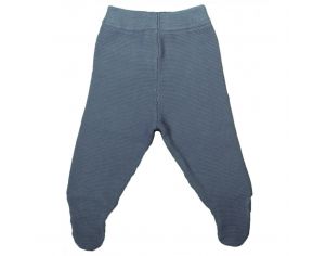 EVEIL ET NATURE Pantalon Tricot - Bleu