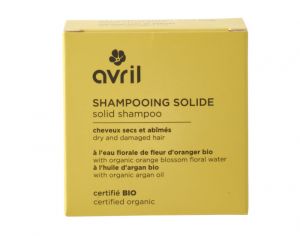 AVRIL Shampooing Solide Saponifié à Froid Cheveux Secs et Abimés - 100g