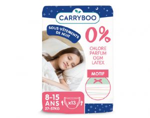 CARRYBOO Sous-vêtements de nuit absorbants Filles 8-15 ans
