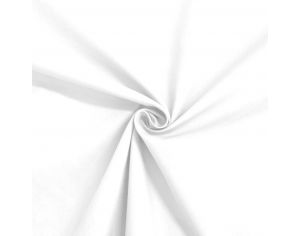 CRAFT LOOM Coupon de Tissu - Popeline de Coton - Tailles Sur-mesure - Blanc