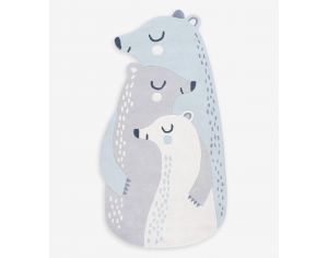 LILIPINSO Tapis - Artic Dream - Famille Oursons 