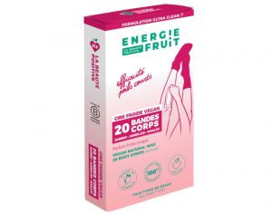 ENERGIE FRUIT Cire Froide Corps Vegan - 20 Bandes 