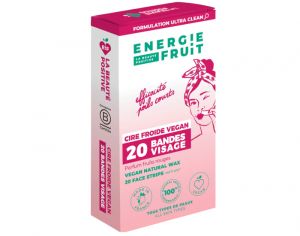 ENERGIE FRUIT Cire Froide Visage Vegan - 20 Bandes