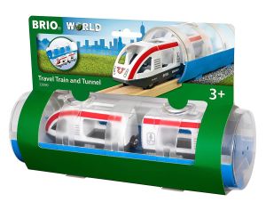 BRIO Train de Voyageurs et Tunnel - Ds 3 ans
