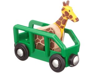 BRIO Wagon - Transporteur de Girafe - Ds 3 ans 