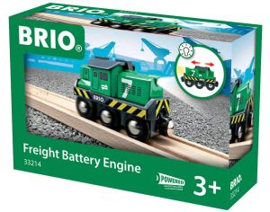BRIO Locomotive de Fret  Pile - Vert - Ds 3 ans