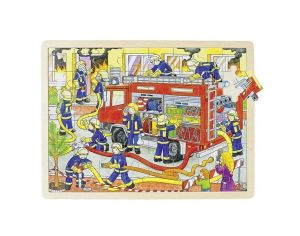 GOKI Puzzle Brigade de Pompiers - Ds 4 ans