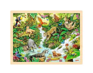 GOKI Puzzle Dans la Jungle - Ds 6 ans