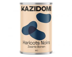 KAZIDOMI Haricots Noirs Bio - 400 g