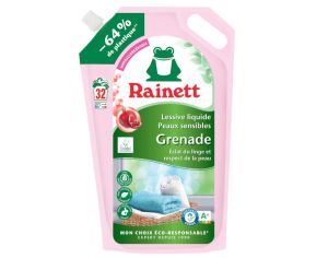 RAINETT Lessive Liquide Grenade - Recharge de 1,6L