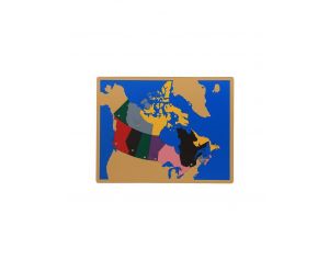 Carte Puzzle du Canada Haut de gamme - Dès 3 ans
