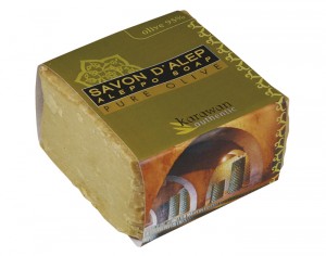 KARAWAN Savon d'Alep Pure Olive - 200 g Bandeau