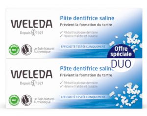 WELEDA Offre spéciale Duo Pâte Dentifrice Saline