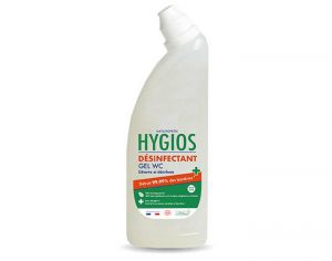 HYGIOS Gel WC Désinfectant Détartrant 100% Végétal - 750 ml