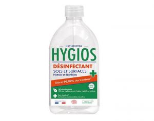 HYGIOS Désinfectant Sols et Surface 100% Végétal - 1 L