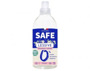 SAFE Lessive 100% Végétale Senteur Coton Sans Allergène - 1 L