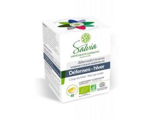 SALVIA NUTRITION Alternativ'Aroma Huiles Essentielles Bio 40 Capsules