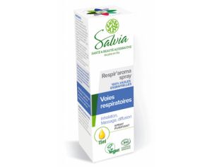 SALVIA NUTRITION Respir'Aroma Spray aux Huiles Essentielles Bio