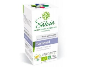 SALVIA NUTRITION Nuitcalm'Aroma Huiles Essentielles Bio en Capsules