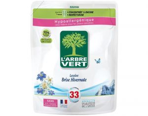 L'ARBRE VERT Lessive Liquide Brise Hivernale - 33 Lavages - 1.5 L Recharge de 1.5L