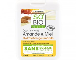 SO'BIO Crème Douche Amande et Miel - 300 ml