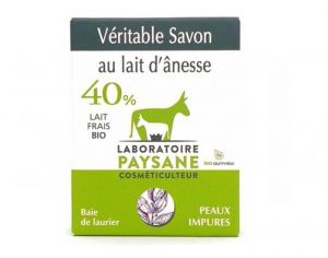 LABORATOIRE PAYSANE Savon Lait d'Anesse Baie de Laurier - 100 g