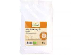 PRIMEAL Farine Intégrale de Blé T150  1 kg