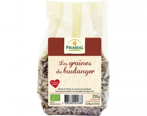 PRIMEAL Les Graines du Boulanger - Mélange Oméga 3 - 250g