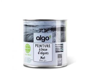 ALGO PAINT Peinture Biosourcée Décorative Blanche Finition Mat (Blanc Pur)