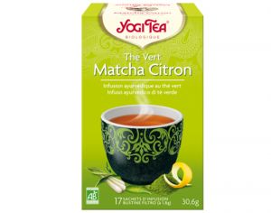 YOGI TEA Thé Vert en Sachet - Matcha Citron - 17 Sachets